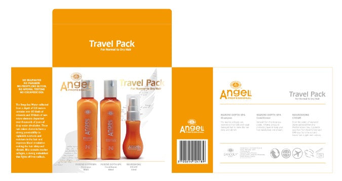Angel new travel pack for dry hair