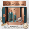 Marine Depth 3 Item Pack With Nourish Cream | Professional Hair Care