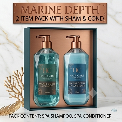 Marine Depth 2 Item Pack With Sham & Cond | Professional Hair Care